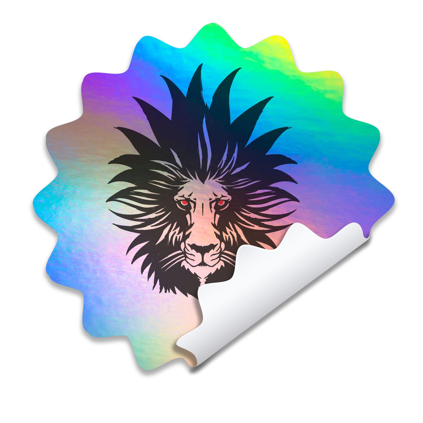 Holigraphic Die Cut Stickers by Color Volo